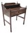 Vintage Postmodern Italian Walnut Nightstand, 1970s For Sale