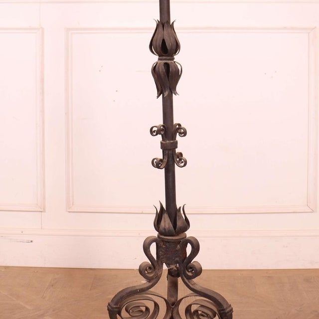 Italian Floor-Standing Altar Candleholder For Sale - Image 3 of 8