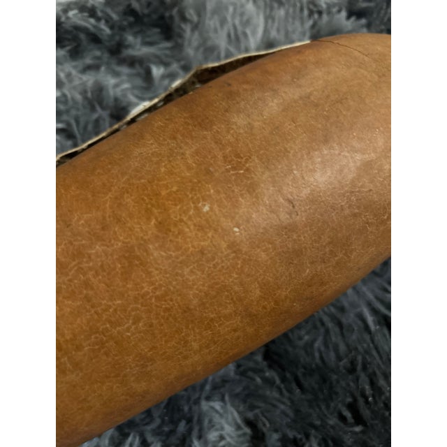 Wood Authentic Handcrafted Kenyan Maasai Milk Gourd – Vintage Woven Leather & Cowrie Shell Tribal Art For Sale - Image 7 of 7
