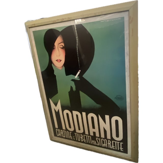 Franz Lenhart Modiano Art Deco Advertising Lithograph Print Poster 1935 XIII Large For Sale - Image 4 of 12