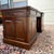 Metal Classic English Green Leather Desk For Sale - Image 7 of 18