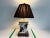 1950s Porcelain Monkeys Lamp & Shade For Sale - Image 4 of 18
