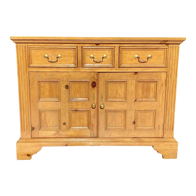 Baker Milling Road English Traditional Pine Sideboard Chairish