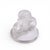 Glass René Lalique Deux Figurines Menu Holder For Sale - Image 7 of 8