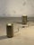 Silver Cylindrical Corfou Table Lamps Saint-Germain Lumière Edition, France, 1980s, Set of 2 For Sale - Image 8 of 10