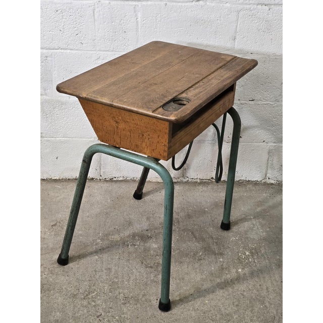 Delagrave Paris School Desk, 1960s For Sale - Image 13 of 13