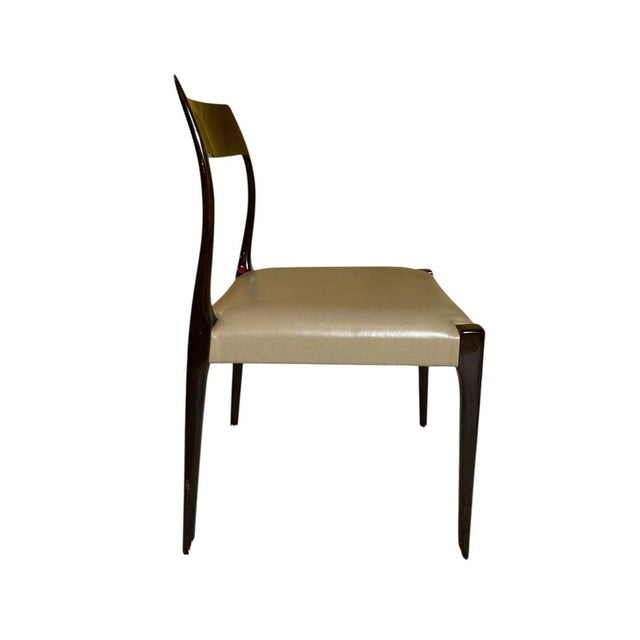 Mid-Century Modern Laskasa Karen Laquered Dining Chairs, 2000, Set of 6 For Sale - Image 4 of 13