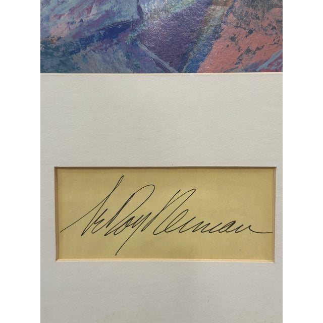 Leroy Neiman 1993 LeRoy Neiman Album Cover Print With Hand-Signed Autograph & Coa, Framed For Sale - Image 4 of 8