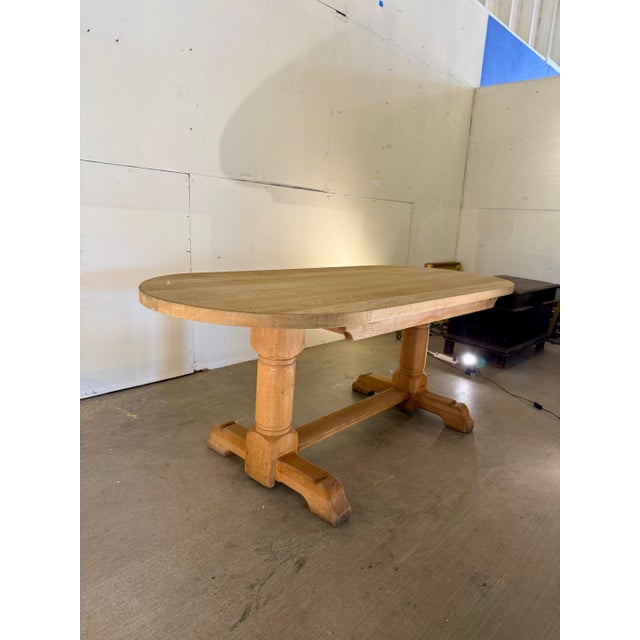 Vintage French Racetrack Oval Dining Table For Sale - Image 10 of 12