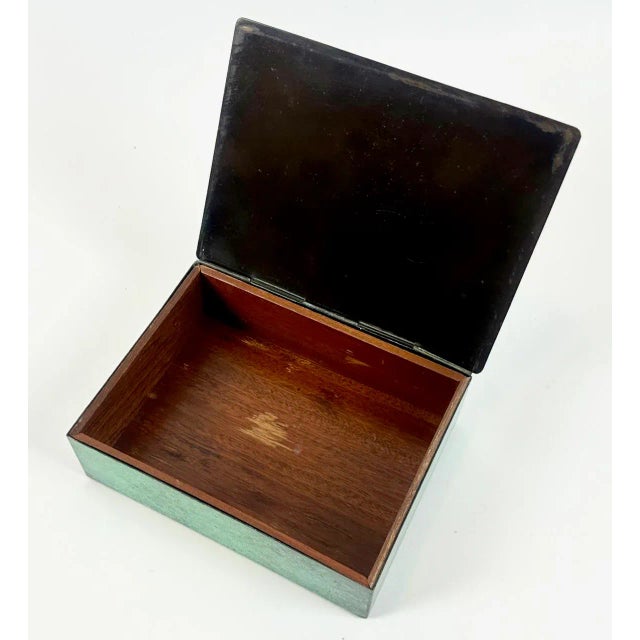 Art Deco Brass Jewelry Box from WMF Ikora, 1930s For Sale - Image 6 of 9