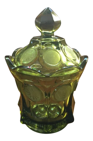 1950s Fostoria Coin Glass Candy Dish