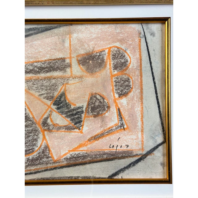 Lucia Lopez Cubist Figurative Drawing For Sale - Image 4 of 5