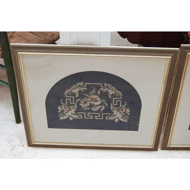 Mid 19th Century Pair of Framed Victorian Beadwork For Sale - Image 4 of 6