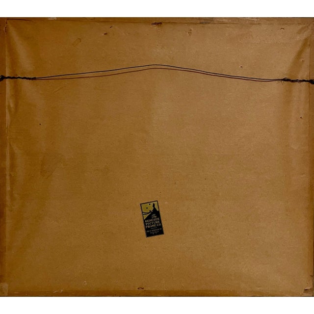 Mid 20th Century Ivan Kurach, Ukrainian Expressionist Abstract Mixed Media Futurist Painting Ivan Kurach, c. 20th century For Sale - Image 5 of 7