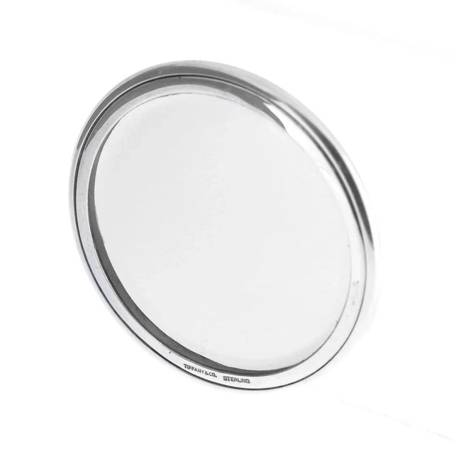 Antique Tiffany & Co. Sterling Silver Hand Mirror For Sale - Image 11 of 11