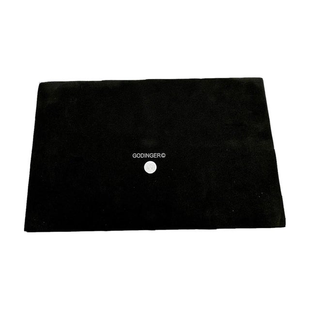 Late 20th Century Vintage Godinger Silver Art Company Black Granite Silver & Brass Tray For Sale - Image 5 of 6