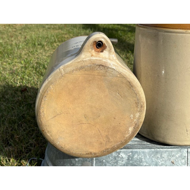 Whiteway's Devon Cyder - A Pair of Early 30th C. Pottery Serving Jugs For Sale - Image 12 of 12