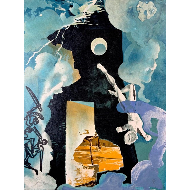 ARTIST: Salvador Dali TITLE: Trilogy of Love The Eternity of Love (The Tower) MEDIUM: Lithograph SIGNED: Hand Signed by...