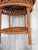 Wood Vintage Wicker Over Rattan Round End/Side Table Circa 1960s For Sale - Image 7 of 11