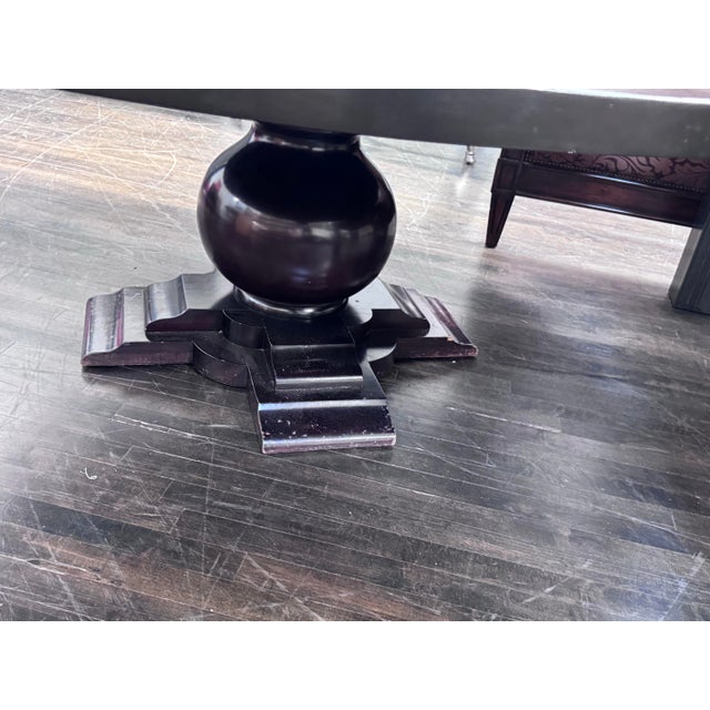 Crate & Barrel Crate & Barrel Pedestal Table For Sale - Image 4 of 12