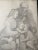 16th Century Antique 16th Century Original Religious the Holy Family Pencil Drawing Sketch For Sale - Image 5 of 13