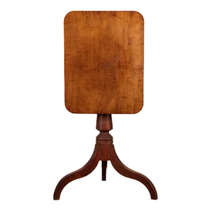 American Cherry Tilt-Top Candle Stand