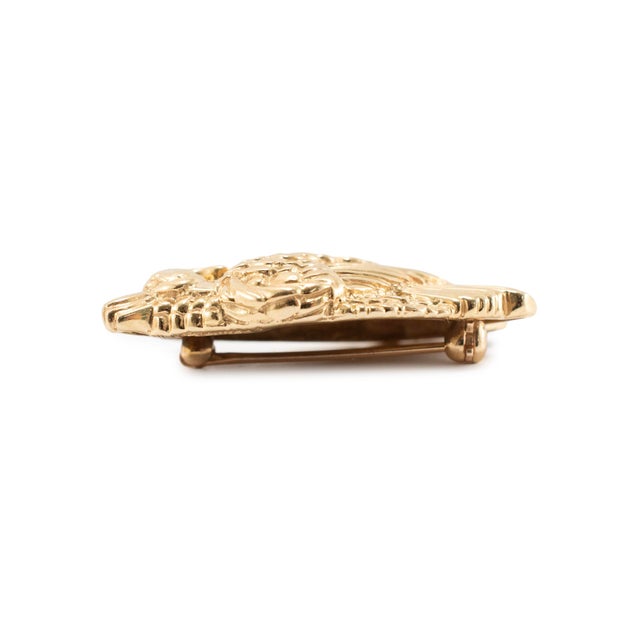 Brand: Tiffany & Co. Gender: Ladies Metal Type: 14K Yellow Gold Length: 1.50 inches Width: 16.70 mm Weight: 6.80 grams...