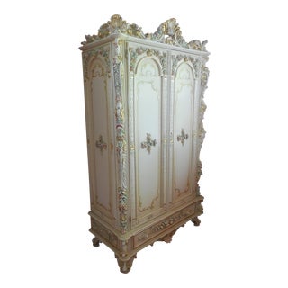 Italian Style Armoire For Sale