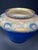 Antique Willets Belleek Trenton Nj Hand-Painted Art Nouveau Peacock Jardinière Bowl, Cobalt & Gilt Aesthetic Movement Centerpiece, Circa 1900 For Sale - Image 4 of 9