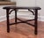 Vintage Chinoiserie Chippendale Style Mahogany Solid Wood, Glass & Brass Finish Side Table For Sale - Image 4 of 12