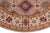 Shabby Chic Rustic Kazak Light Blue/Beige Wool Round Rug- 8'0''x8'0'' For Sale - Image 3 of 9