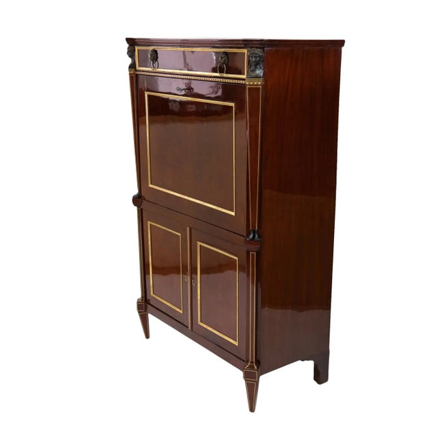 Empire Secretaire, France, 1790s, in Restored conditions. Designed before 1890