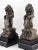 Rare Antique Pair of Victorian-Era Bronze Lion Rampart Bookends on Pedestal. For Sale In Houston - Image 6 of 16