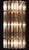 Vintage Murano Glass Sconce with Slatted Glass, 1989, Set of 2 For Sale - Image 3 of 8