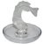 Lalique Clear and Satin Crystal Glass Koi Fish Ring Dish For Sale