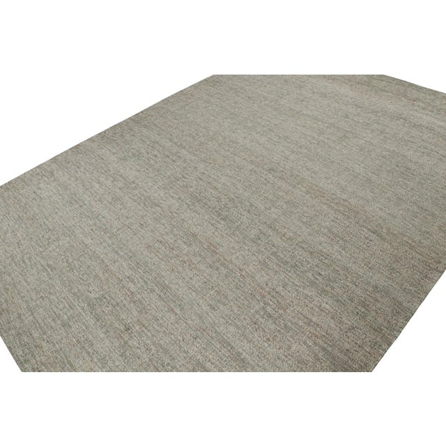 Rug & Kilim 2010s Rug & Kilim’s Contemporary Jute Kilim in Tones of Gray For Sale - Image 4 of 8