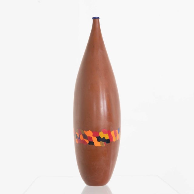 1980s 1980s Murine Murano Art Glass Vase For Sale - Image 5 of 9