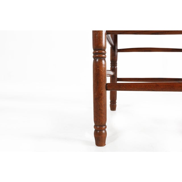 Antique French Wooden Armchair with Cane Seat, 1890s For Sale - Image 14 of 17