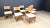 Wood Vintage Brutalist Dining Chairs, 1970s, Set of 6 For Sale - Image 7 of 11