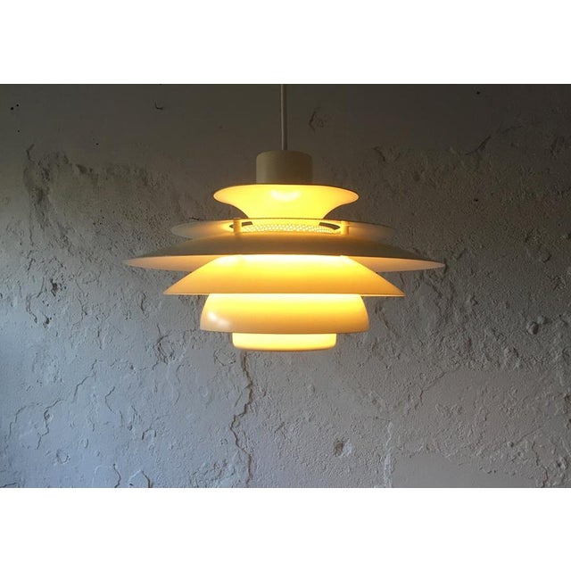 1970s Vintage Danish Hanging Lamp from Jeka, 1970s For Sale - Image 5 of 5