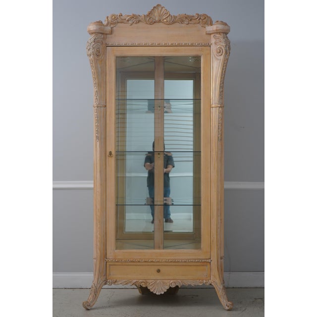 Age: Approx: 40 Years Old Details: Beveled Glass High Quality Construction Large Impressive Cabinets Lighted Interior...