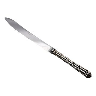 Silver Bronze Bread Knife by Richard Lauret For Sale