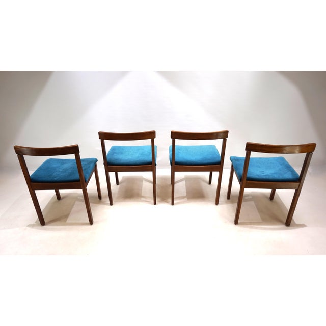 Mid-Century Modern Tectonia Dining Chairs by Jussi Peippo for Asko Finland, 1960s, Set of 4 For Sale - Image 3 of 18