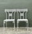 Mid-Century Modern Vintage Salterini Greek Key Wrought Iron Dining Chairs, Attributed - A Pair For Sale - Image 3 of 12