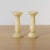 Alabaster 1950s Pair of Italian Alabaster Candlesticks For Sale - Image 8 of 9