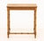 Modern Faux Bamboo Oak Side Table, the rectangular top with book-matched "cathedral" veneer. 22.25" H x 20.75" W x 14" D....
