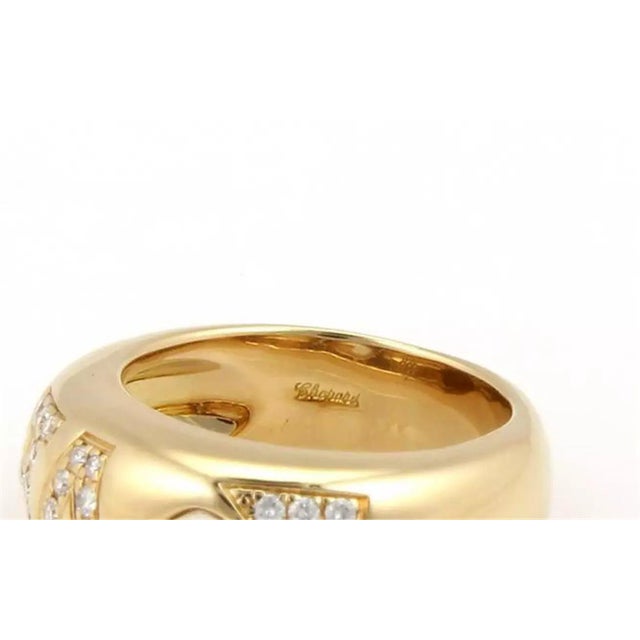 Chopard Love Ring Happy Diamond 18k Yellow Gold Dome Band Size 6 For Sale In Miami - Image 6 of 6