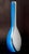 Mid-Century Modern Blue and White Murano Style Vase For Sale - Image 3 of 7