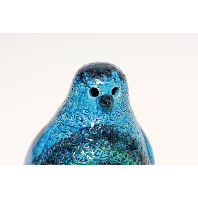 Ceramic Large Vintage Italian Rimini Blu Ceramic Penguin by Aldo Londi for Bitossi For Sale - Image 7 of 16