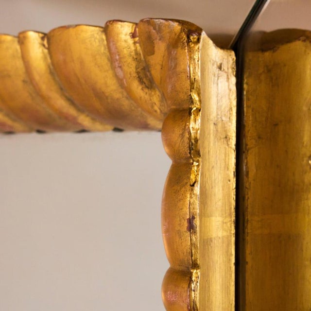 Glass Vintage Italian Mirror, 1950s For Sale - Image 7 of 11